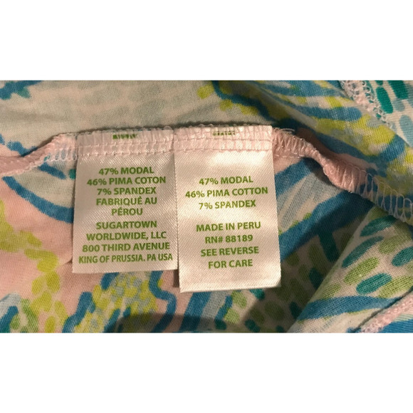 Lilly Pulitzer Kristen Urchin Pink Vitamin Sea Tank Top - Picture 7 of 8